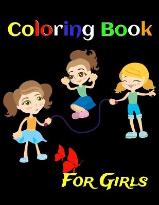 Book cover for Coloring Book For Girls