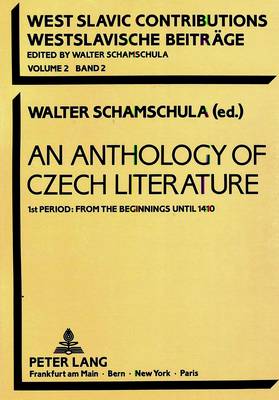 Cover of Anthology of Czech Literature