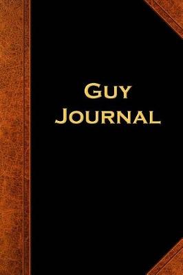 Cover of Journal For Men Guy Journal Vintage Style