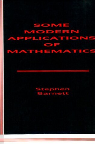 Cover of Some Modern Applications Mathematics