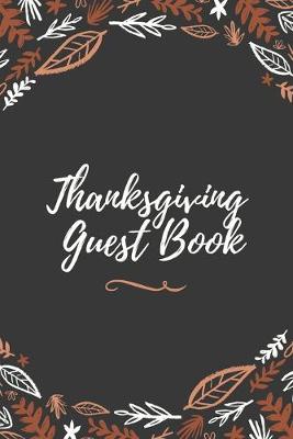 Book cover for Thanksgiving Guest Book