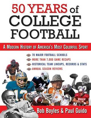 Book cover for 50 Years of College Football