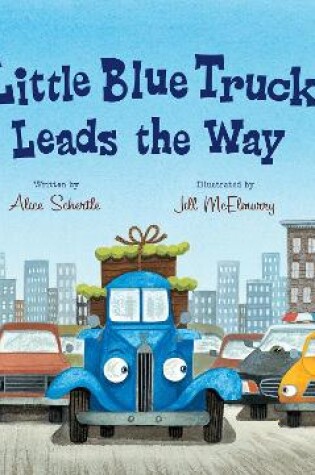 Cover of Little Blue Truck Leads the Way Lap Board Book