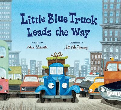 Book cover for Little Blue Truck Leads the Way Lap Board Book
