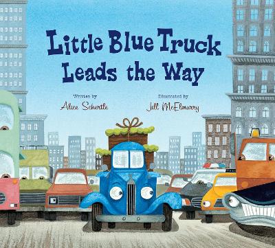 Cover of Little Blue Truck Leads the Way Lap Board Book