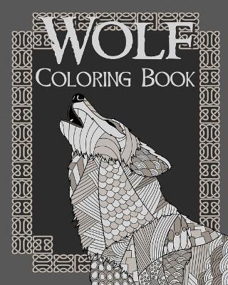 Book cover for Wolf Coloring Book