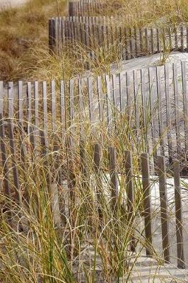 Book cover for A Fence and Dune Grass at the Beach Nature Journal