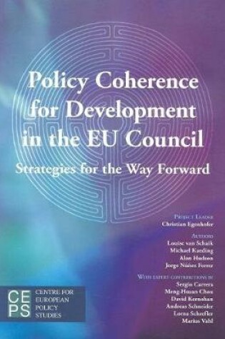 Cover of Policy Coherence for Development in the EU Council