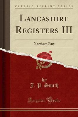 Book cover for Lancashire Registers III