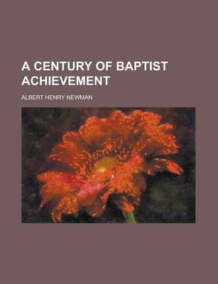 Book cover for A Century of Baptist Achievement