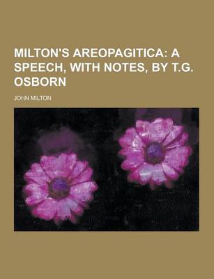 Book cover for Milton's Areopagitica