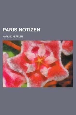 Cover of Paris Notizen