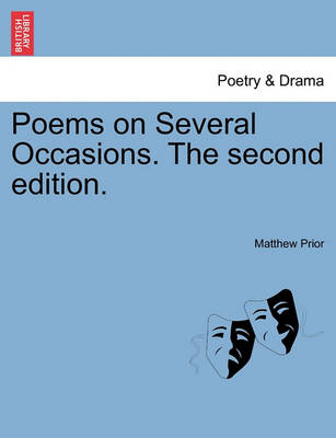 Book cover for Poems on Several Occasions. the Second Edition.