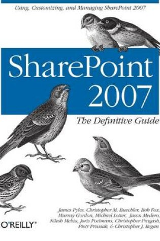 Cover of Sharepoint 2007: The Definitive Guide