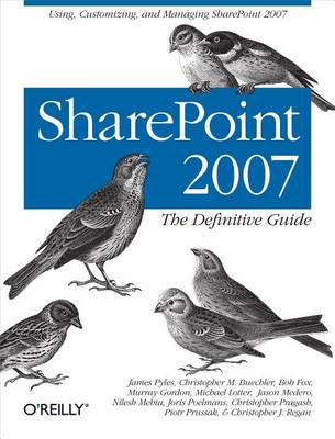 Book cover for Sharepoint 2007: The Definitive Guide