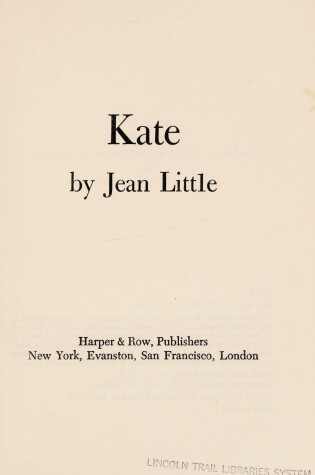 Cover of Kate