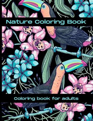 Book cover for Nature Coloring Book