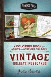 Book cover for Vintage Holiday Postcards Coloring Book