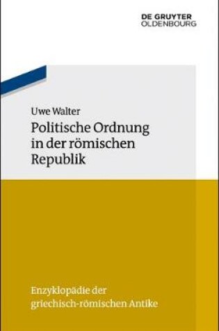 Cover of Politische Ordnung in Der Roemischen Republik