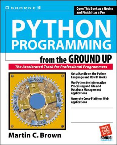 Book cover for Python Programming from the Ground up