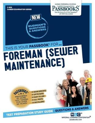 Book cover for Foreman (Sewer Maintenance) (C-1816)