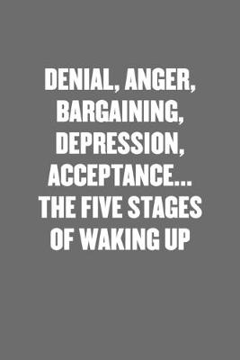 Book cover for Denial, Anger, Bargaining, Depression, Acceptance... the Five Stages of Waking Up