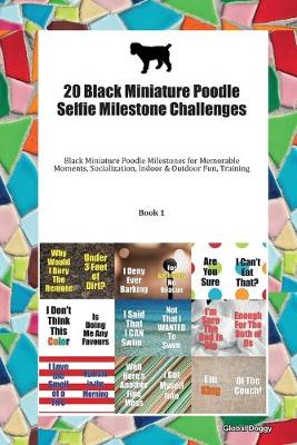 Book cover for 20 Black Miniature Poodle Selfie Milestone Challenges