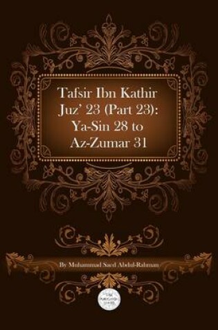 Cover of Tafsir Ibn Kathir Juz' 23 (Part 23)