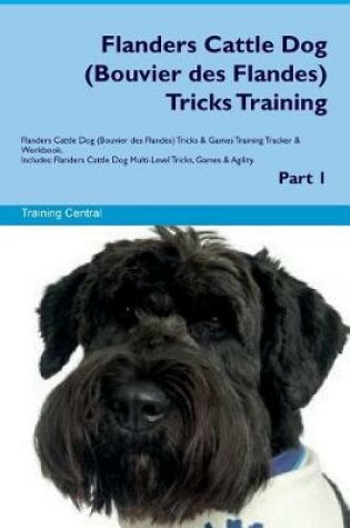 Cover of Flanders Cattle Dog (Bouvier des Flandes) Tricks Training Flanders Cattle Dog Tricks & Games Training Tracker & Workbook. Includes