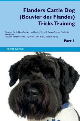 Book cover for Flanders Cattle Dog (Bouvier des Flandes) Tricks Training Flanders Cattle Dog Tricks & Games Training Tracker & Workbook. Includes