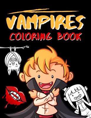 Book cover for Vampires Coloring Book