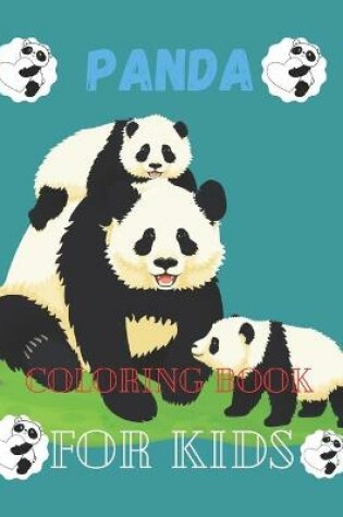 Cover of Panda coloring book for kids