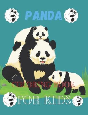 Book cover for Panda coloring book for kids