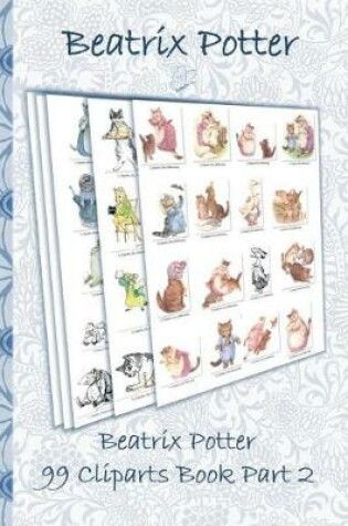 Cover of Beatrix Potter 99 Cliparts Book Part 2 ( Peter Rabbit )
