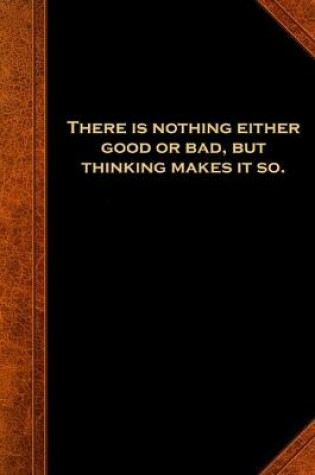 Cover of 2020 Daily Planner Shakespeare Quote Hamlet Good Bad Thinking 388 Pages