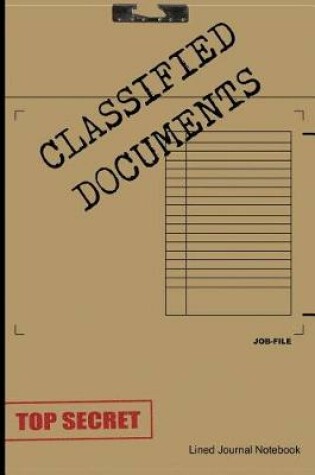 Cover of Top Secret Classified Documents