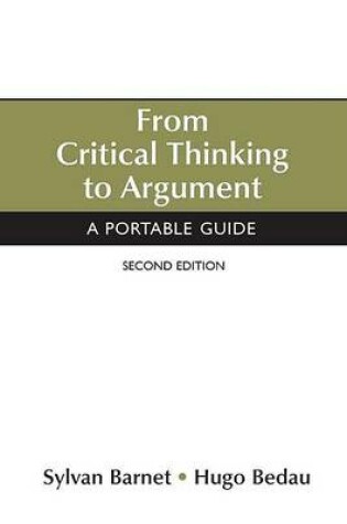 Cover of From Critical Thinking to Argument