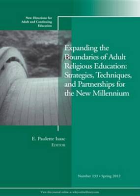 Cover of Expanding the Boundaries of Adult Religious Education: Strategies, Techniques, and Partnerships for the New Millenium