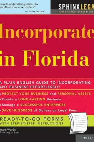 Cover of Incorporate in Florida