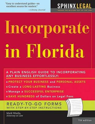 Cover of Incorporate in Florida