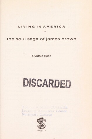 Cover of Living In America