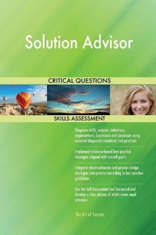Cover of Solution Advisor Critical Questions Skills Assessment