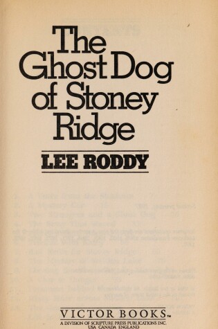 Cover of The Ghost Dog of Stoney Ridge
