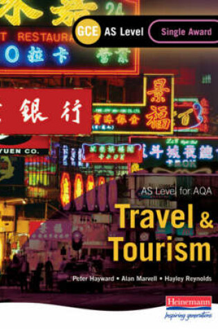 Cover of GCE AS Travel and Tourism Single Award for AQA