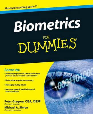 Book cover for Biometrics for Dummies