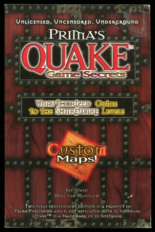 Cover of Prima's Guide to the Quake Shareware Levels