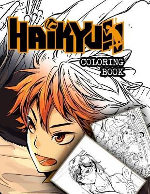 Book cover for Haikyuu Coloring Book