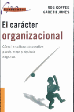 Cover of El Caracter Organizacional