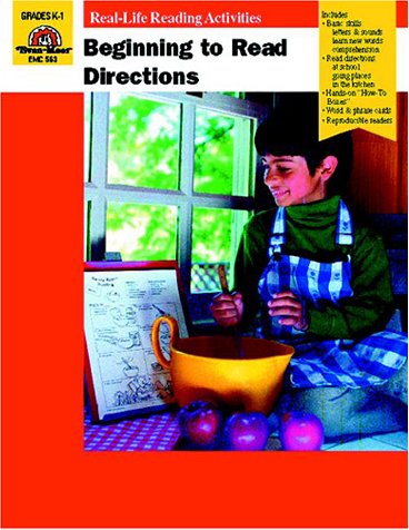 Cover of Beginning to Read Directions Grades K-1