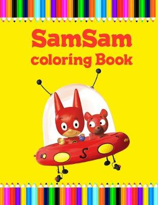 Book cover for SamSam coloring Book